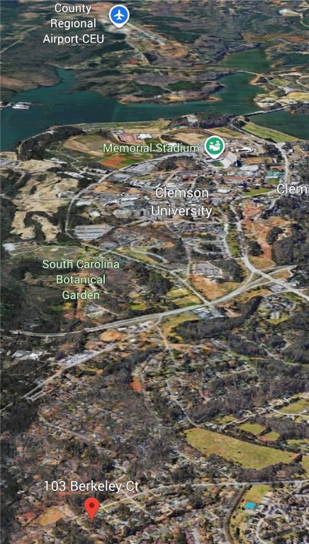 103 Berkeley Court Clemson, SC 29631 - Photo 43 of 45 Proximity to Clemson University & Lake Hartwell