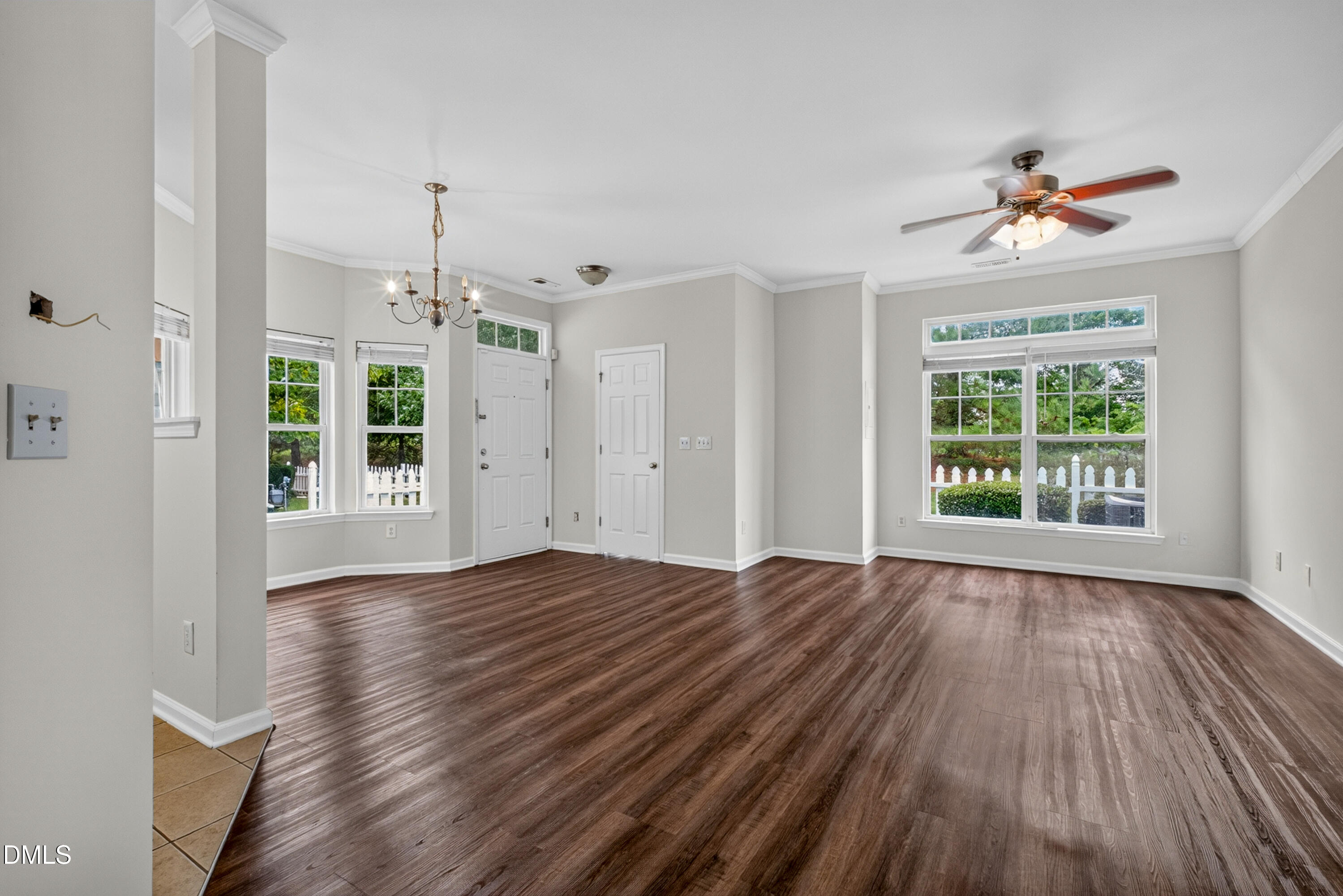 11711 Coppergate Drive, Unit 101 Raleigh, NC 27614 - Photo 8 of 16 Inside living room and dinning
