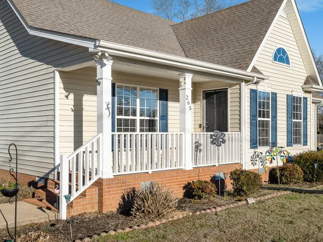 a view of a house with a balcony