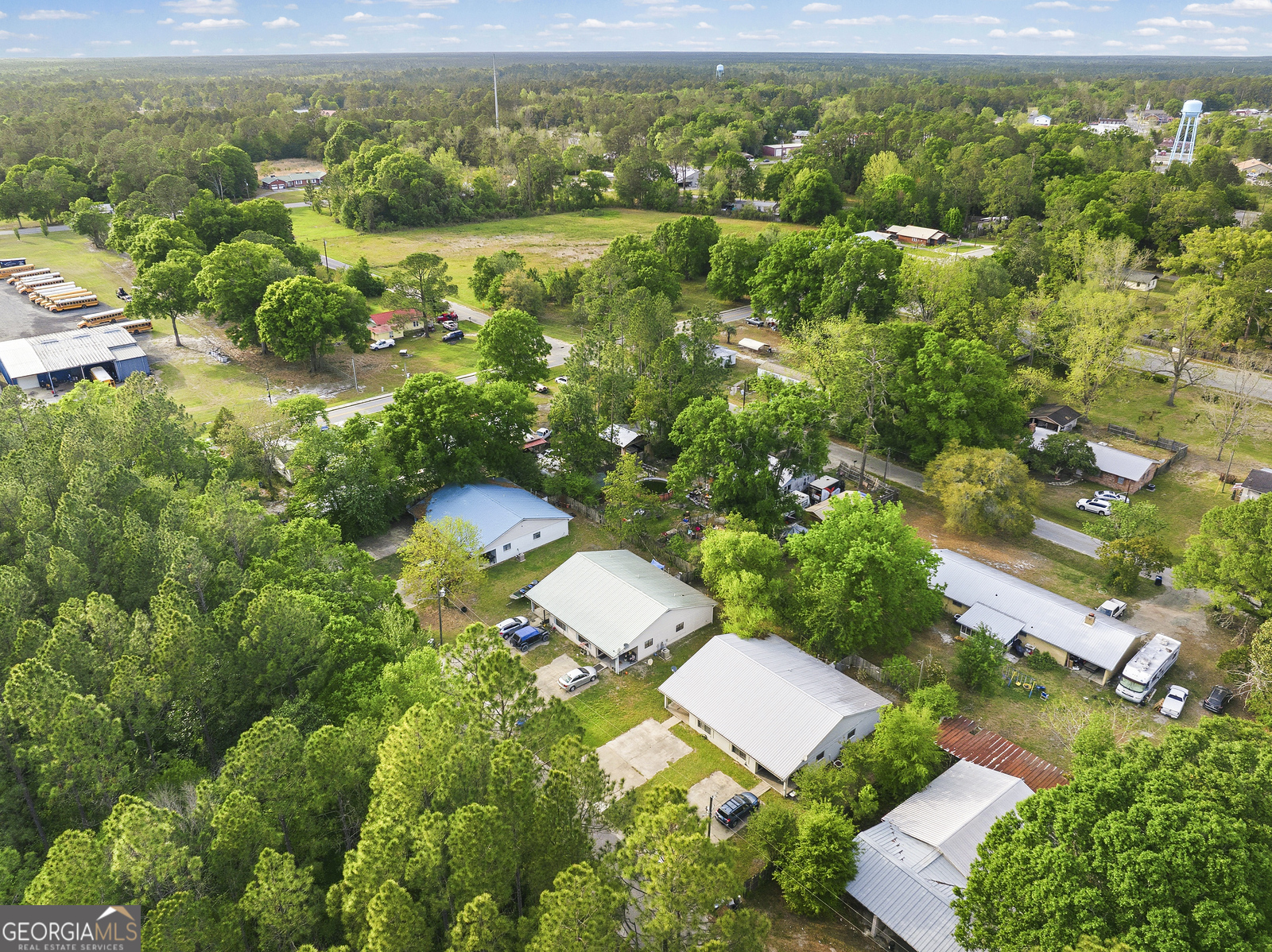 304 Cannon Street Nahunta, GA 31553 - Photo 30 of 51 an aerial view of a house with yard