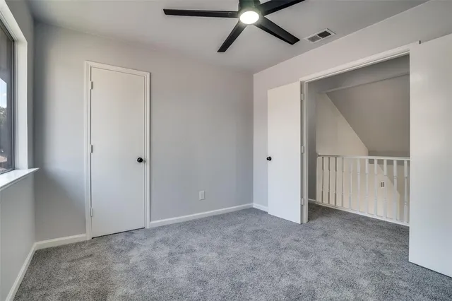 a view of an empty room