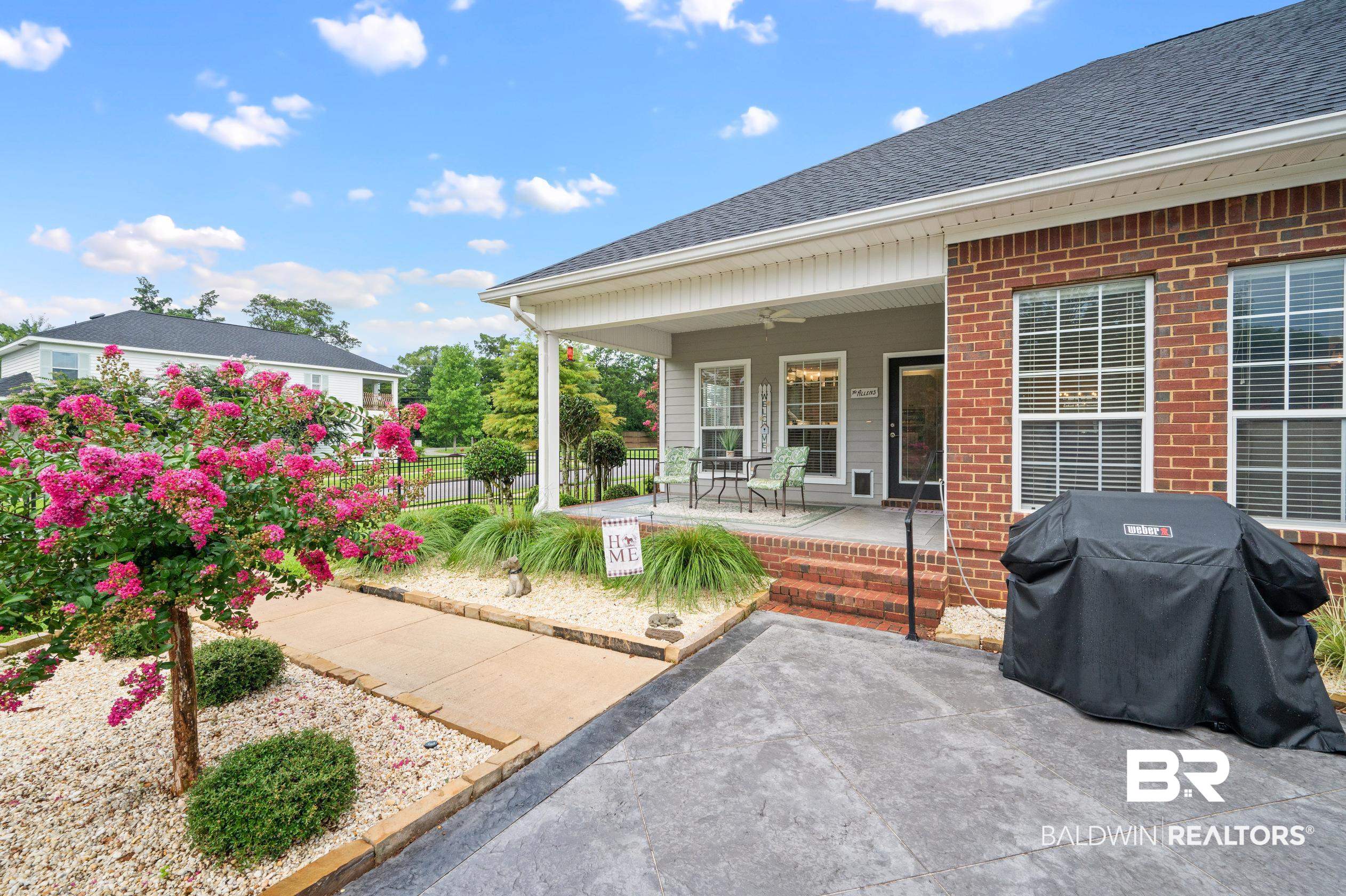 29614 St George Street Daphne, AL 36526 - Photo 35 of 42 View of patio with a grill and ceiling fan