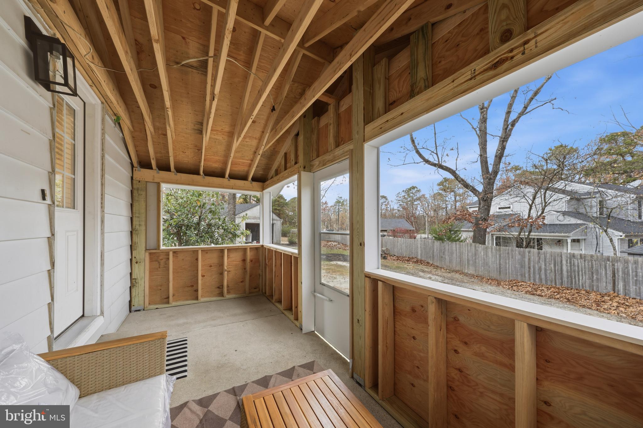 7 Anne Drive Tabernacle, NJ 08088 - Photo 27 of 44 a view of a porch with furniture and wooden deck