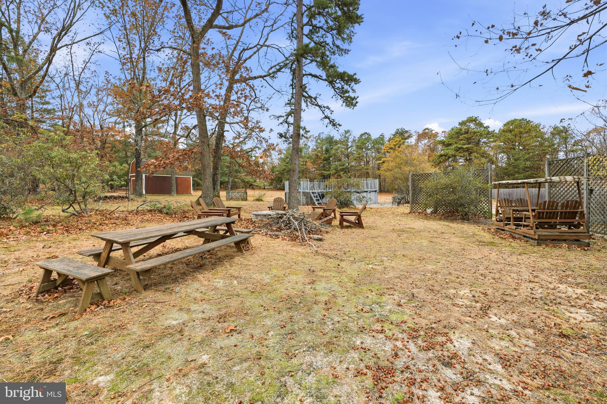 7 Anne Drive Tabernacle, NJ 08088 - Photo 31 of 44 a view of a patio with a table and chairs