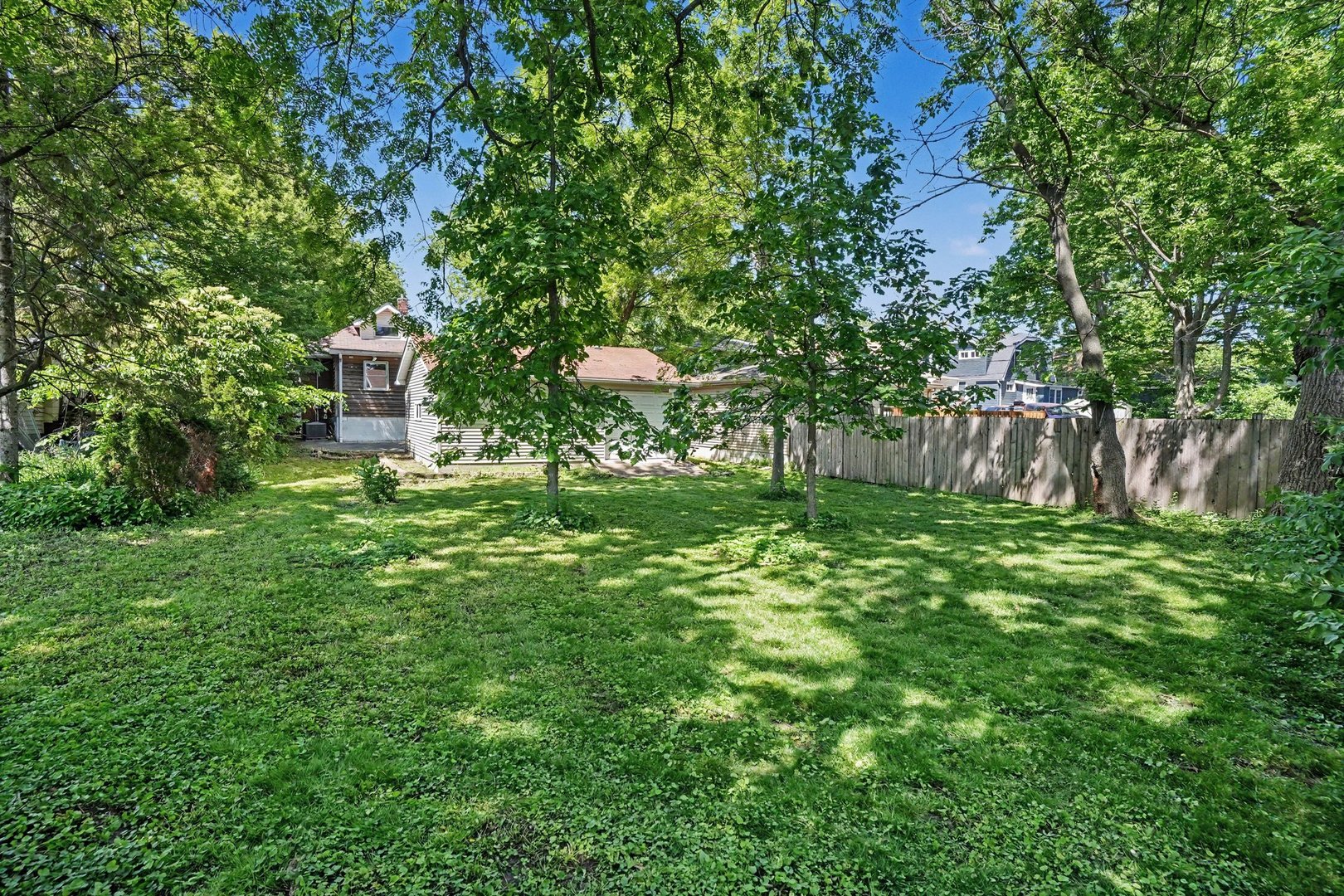 1661 Burr Oak Road Homewood, IL 60430 - Photo 14 of 17 a backyard of a house with lots of green space