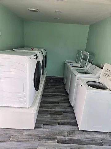 a view of a kitchen with swimming pool