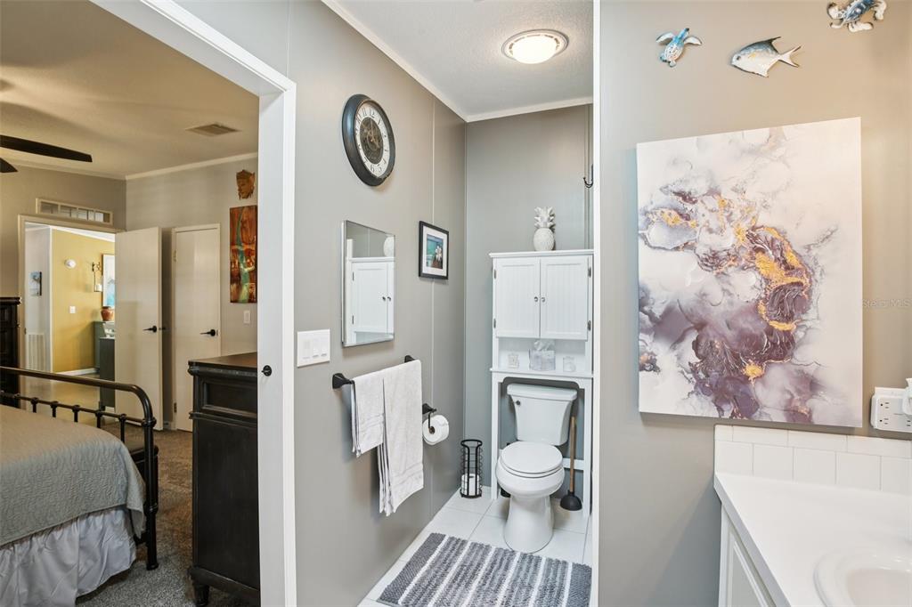 358 Lake Way Oldsmar, FL 34677 - Photo 29 of 48 a spacious bathroom with a bathtub and a toilet