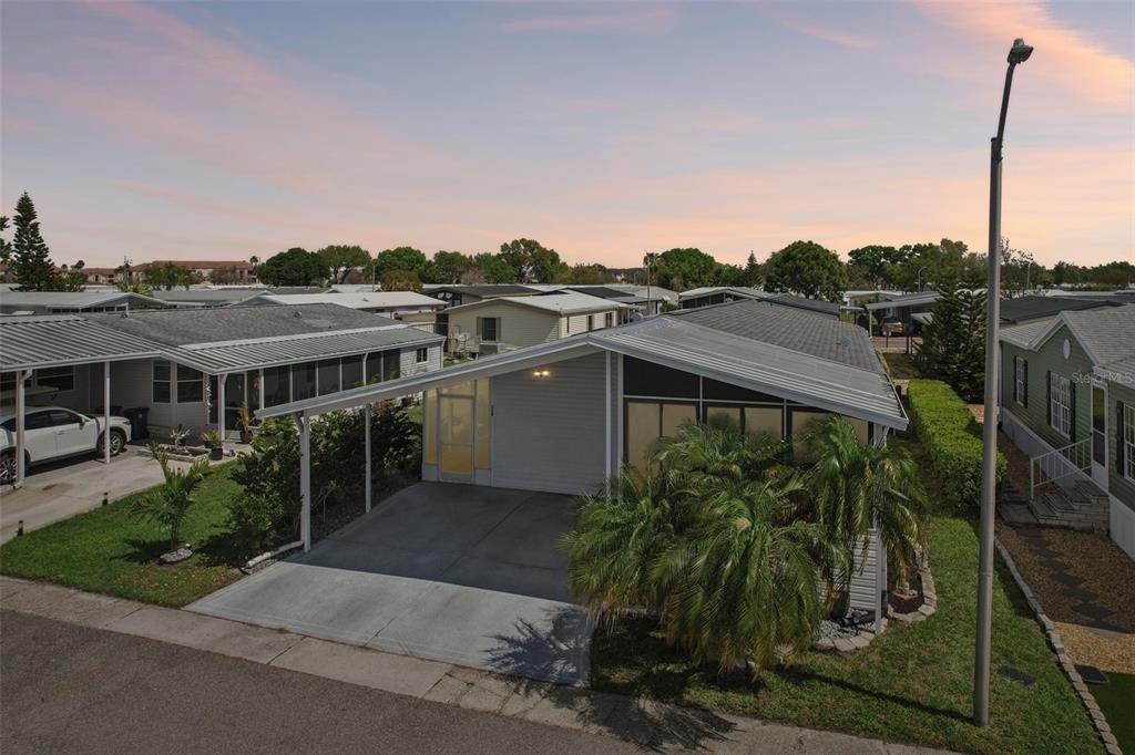 358 Lake Way Oldsmar, FL 34677 - Photo 47 of 48 a terrace with outdoor seating and city view