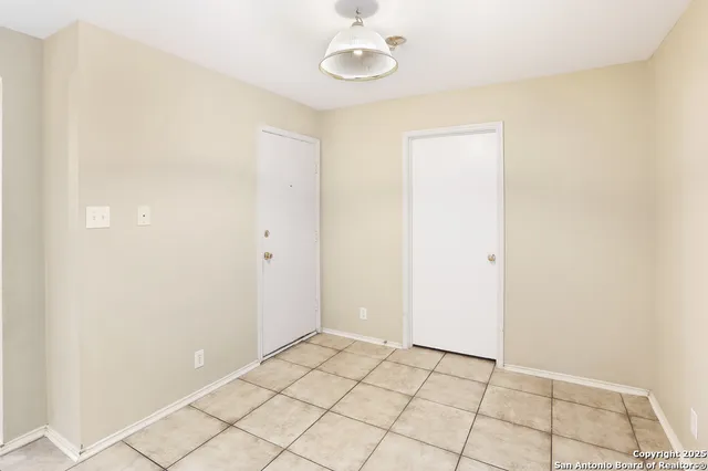 a view of an empty room