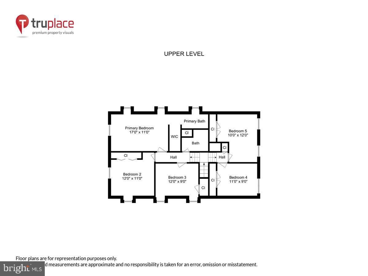 1805 Leadburn Road Baltimore, MD 21204 - Photo 29 of 79 Upper level floor plan