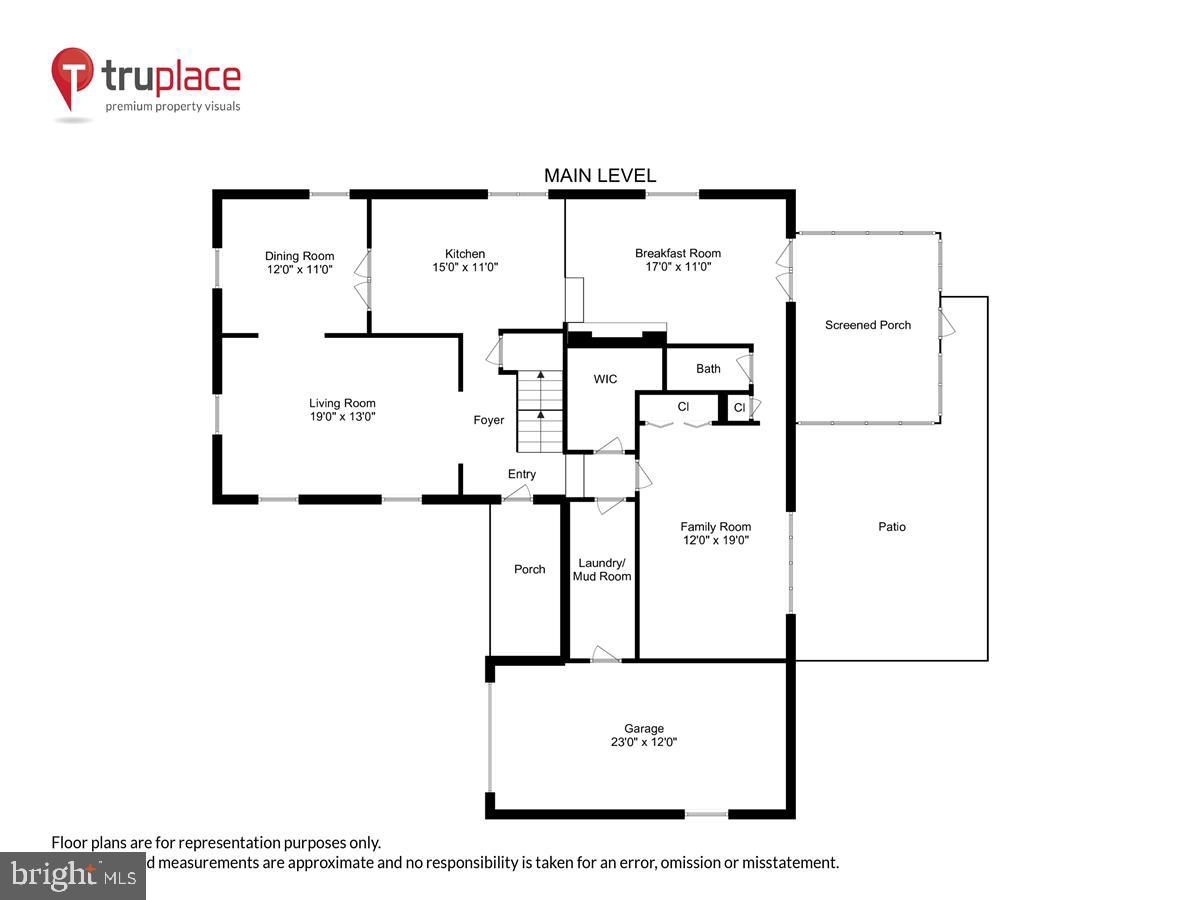 1805 Leadburn Road Baltimore, MD 21204 - Photo 5 of 79 Main level floor plan
