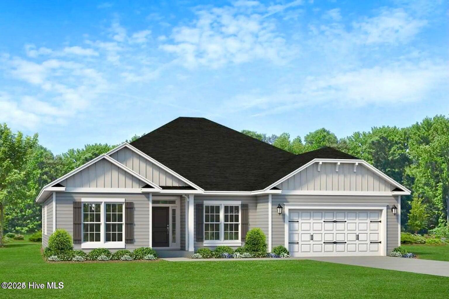 184 Poker House Road Grimesland, NC 27837 - Photo 11 of 26 Example of a finished 2421 floor plan home. Windfield home currently under construction. NOTE: Home will have a side garage.