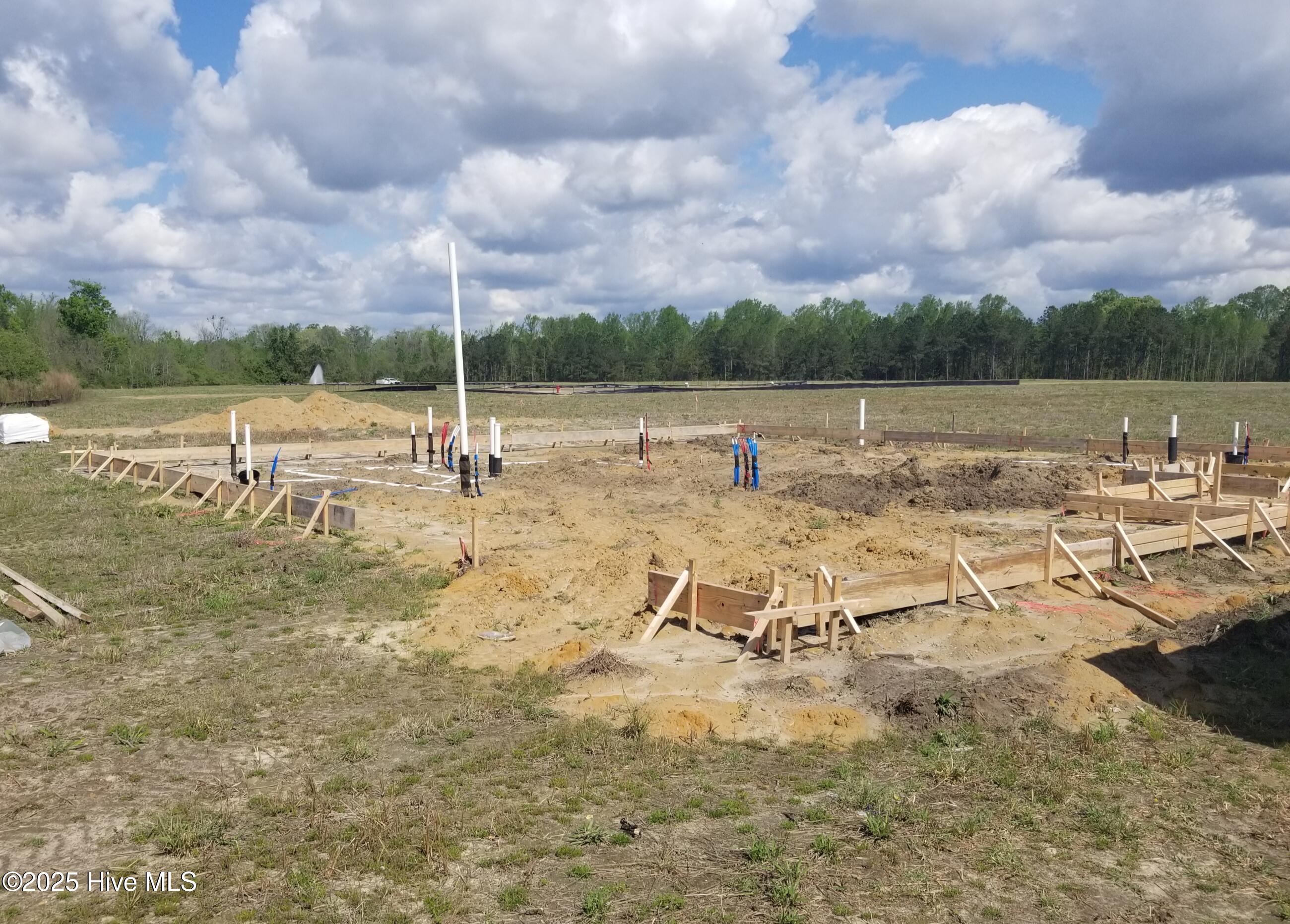 184 Poker House Road Grimesland, NC 27837 - Photo 3 of 26 Construction site for 184 Poker House Road (4/8/25)