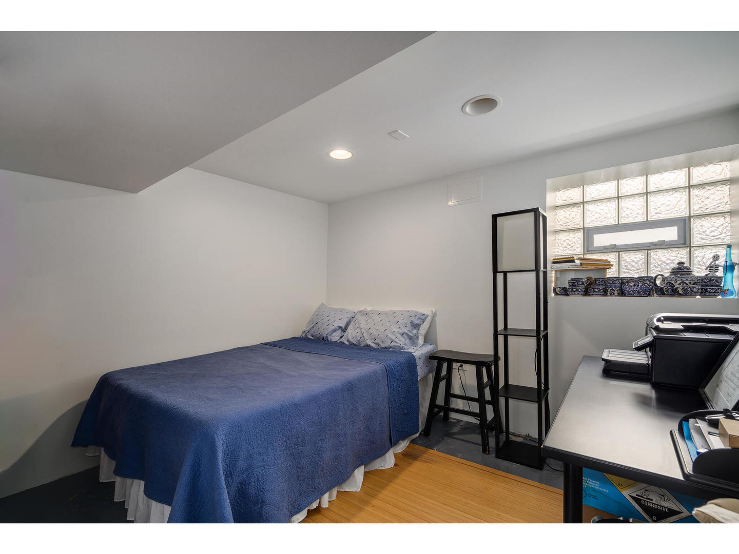 4500 North Harding Avenue Chicago, IL 60625 - Photo 24 of 29 a bedroom with a bed and wooden floor