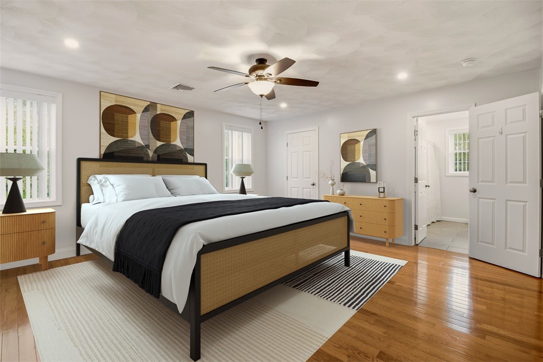 5 Village Road Warren, RI 02885 - Photo 11 of 26 Virtual Staging, Primary bath and walk in closet