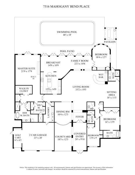 7516 Mahogany Bend Place Boca Raton, FL 33434 - Photo 78 of 78 7516 Floor Plan