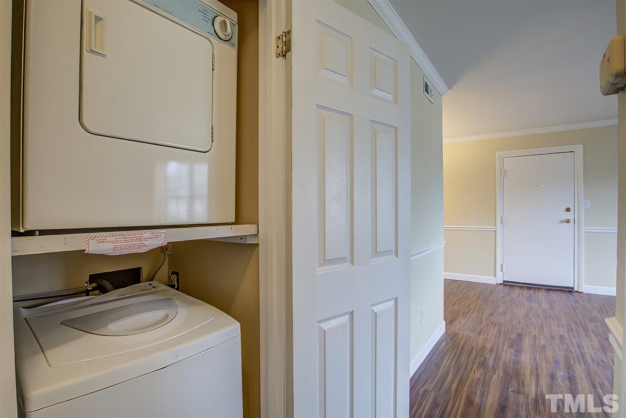 5608 Falls Of Neuse Road, Unit E Raleigh, NC 27609 - Photo 14 of 28 Washer and Dryer conveniently located & can be closed off behind door