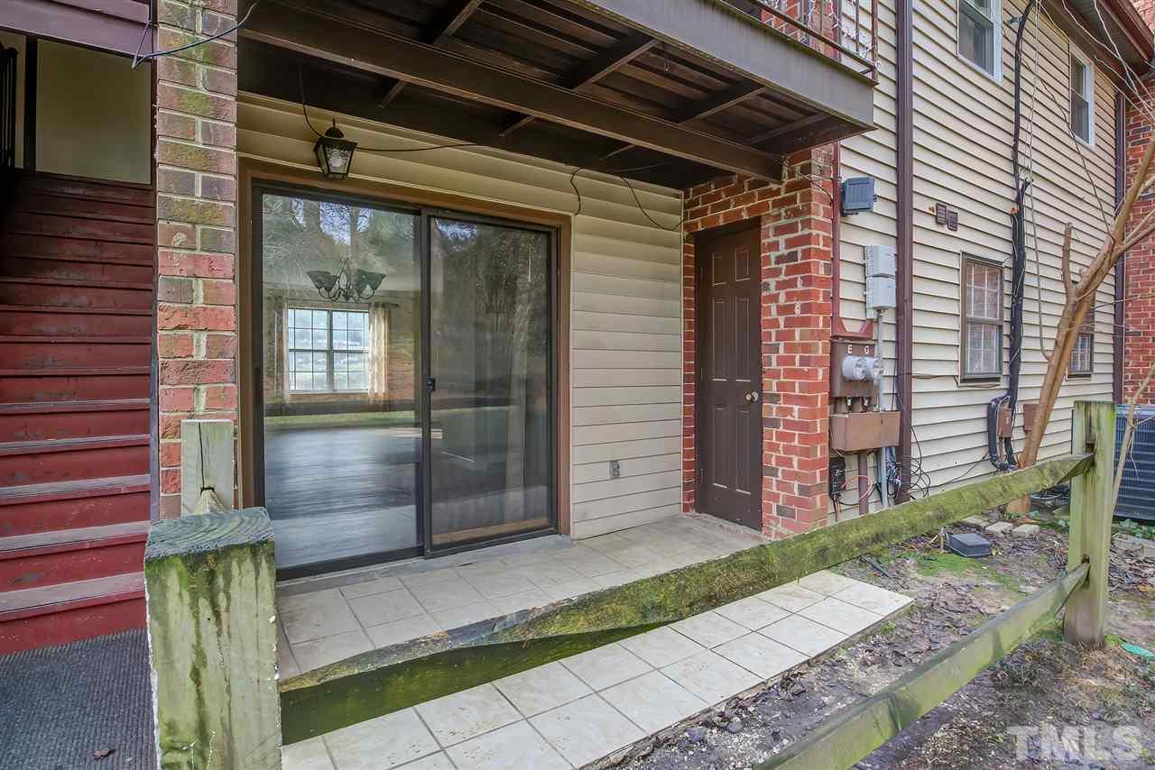 5608 Falls Of Neuse Road, Unit E Raleigh, NC 27609 - Photo 28 of 28 Patio off Dining Area, lovely and private