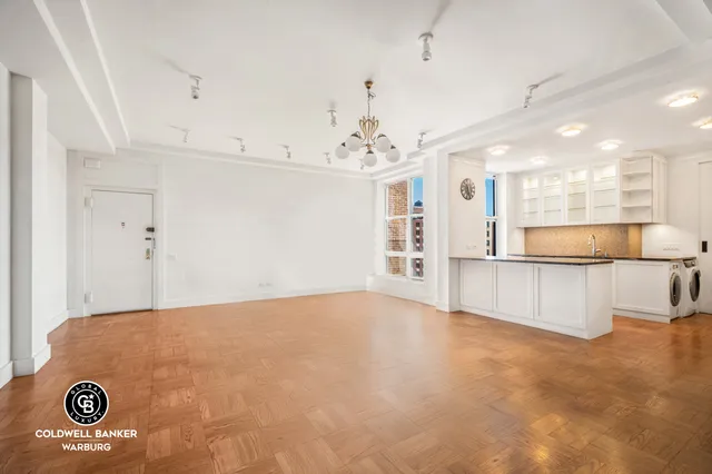 a view of a kitchen with a sink