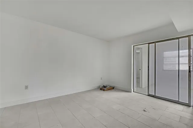 a view of an empty room