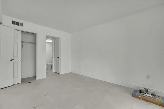 a view of an empty room