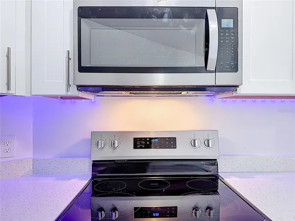 a close view of stove