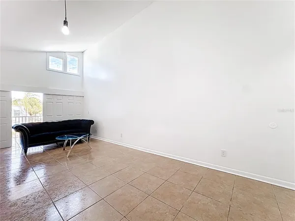 a room with a table and a window