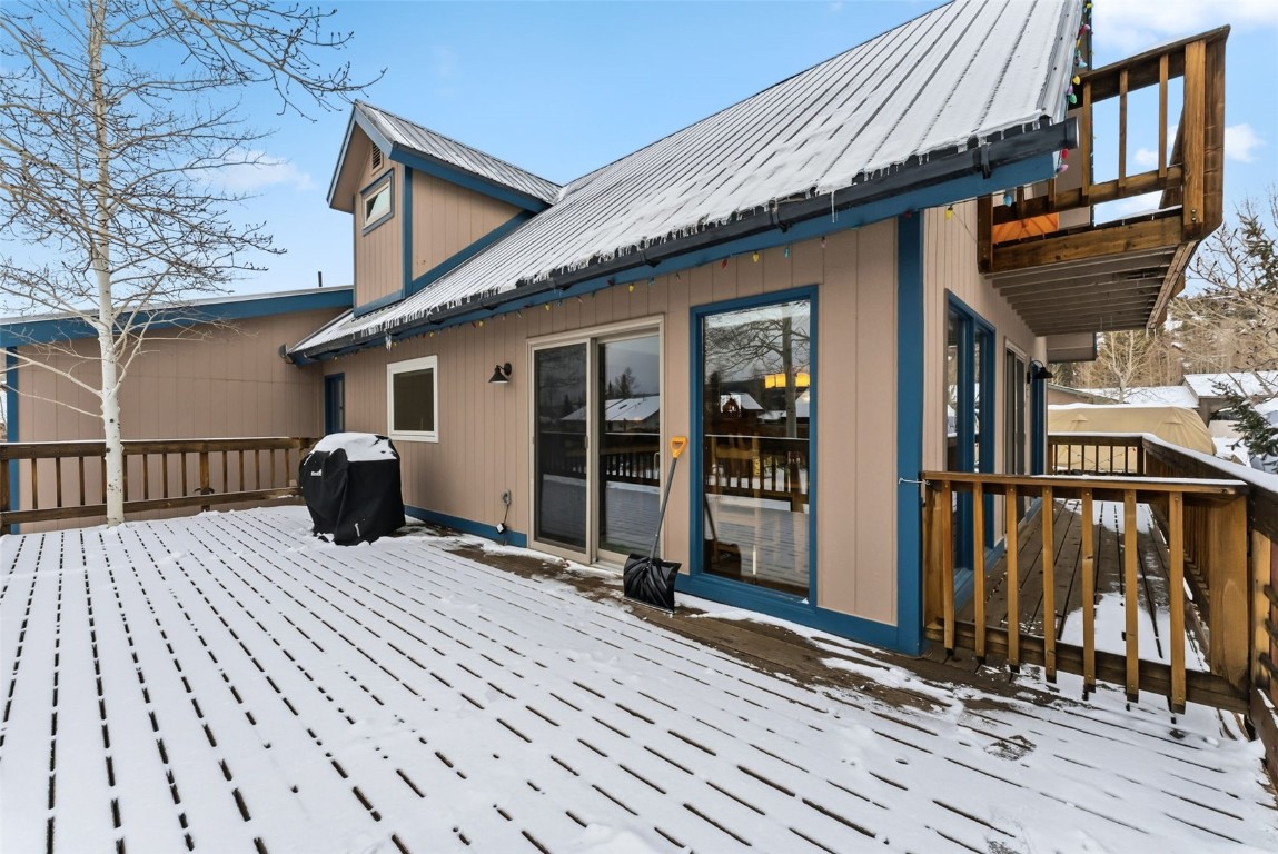 460 Clayton Road Silverthorne, CO 80498 - Photo 17 of 50 a view of a house with wooden deck