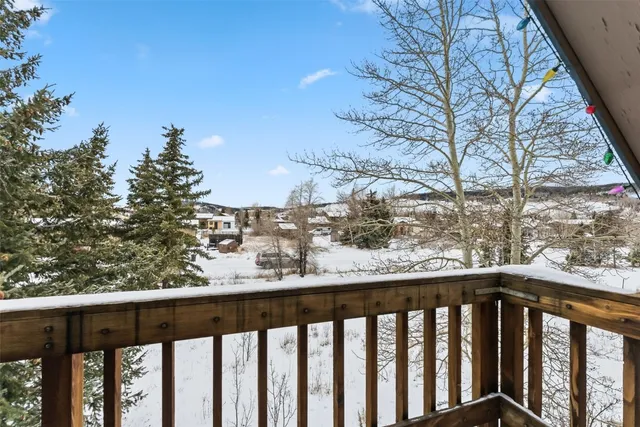 a city view from a balcony