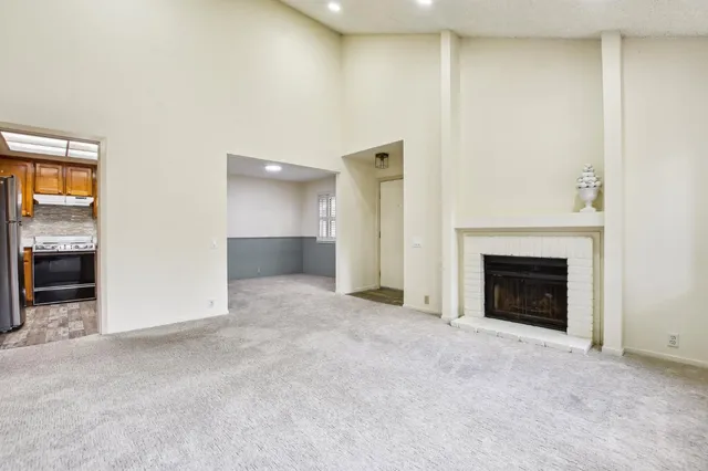 a view of a house with wooden floor