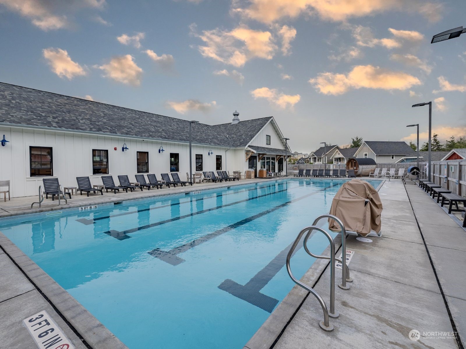 40 Bungalow Loop Pacific Beach, WA 98571 - Photo 16 of 16 a view of swimming pool with outdoor seating