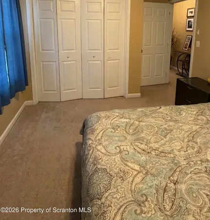 a view of a closet area