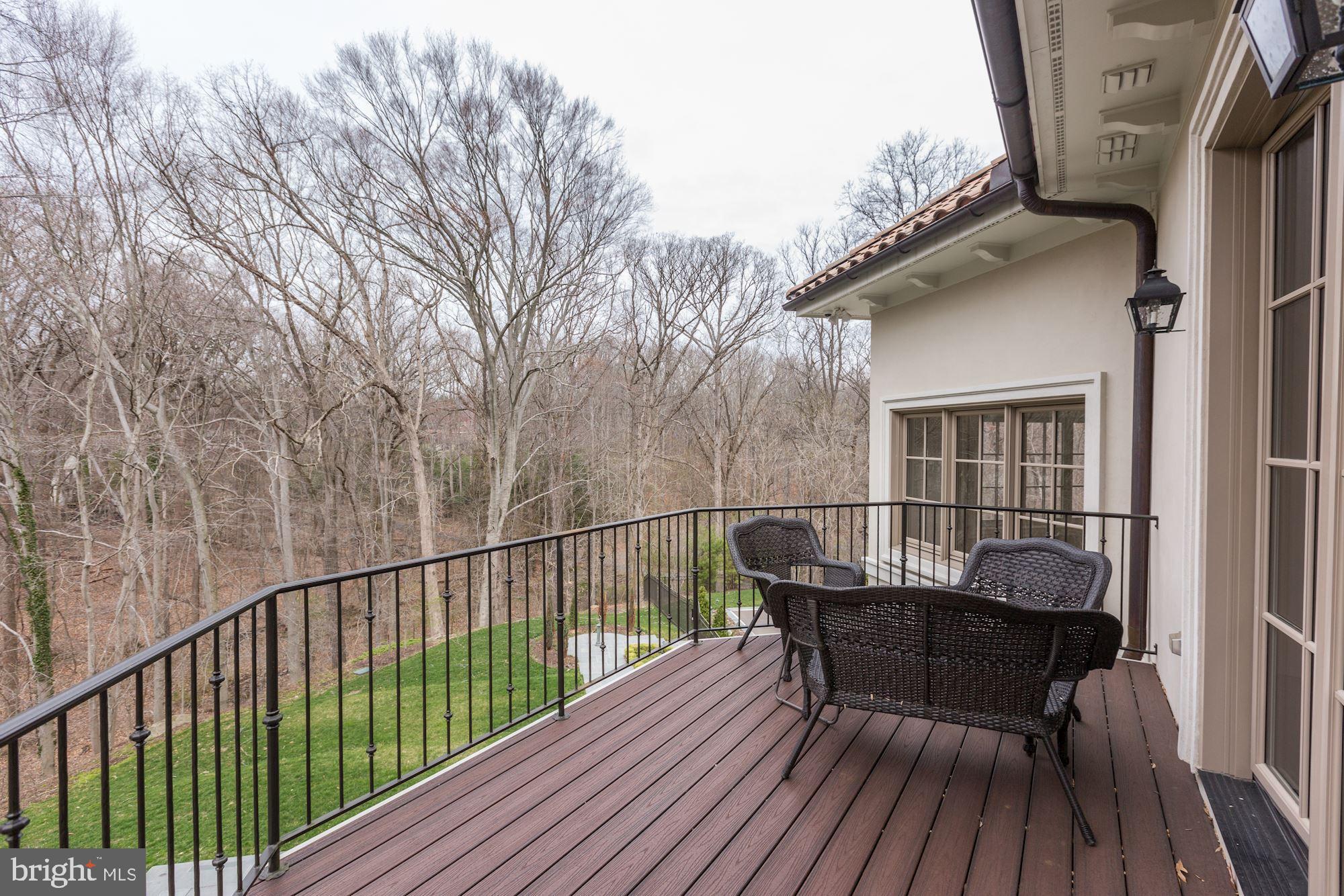 906 Turkey Run Road McLean, VA 22101 - Photo 30 of 52 a view of a two chairs on the roof deck