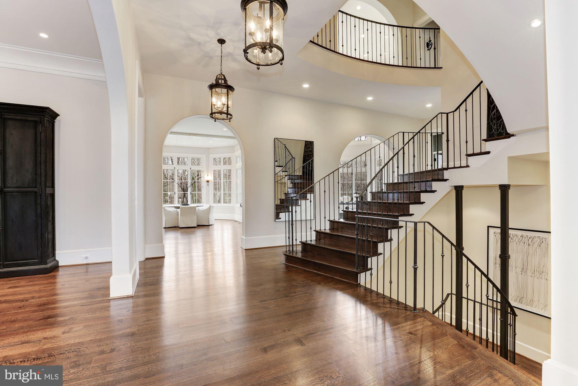 906 Turkey Run Road McLean, VA 22101 - Photo 7 of 52 a view of entryway and hall with wooden floor