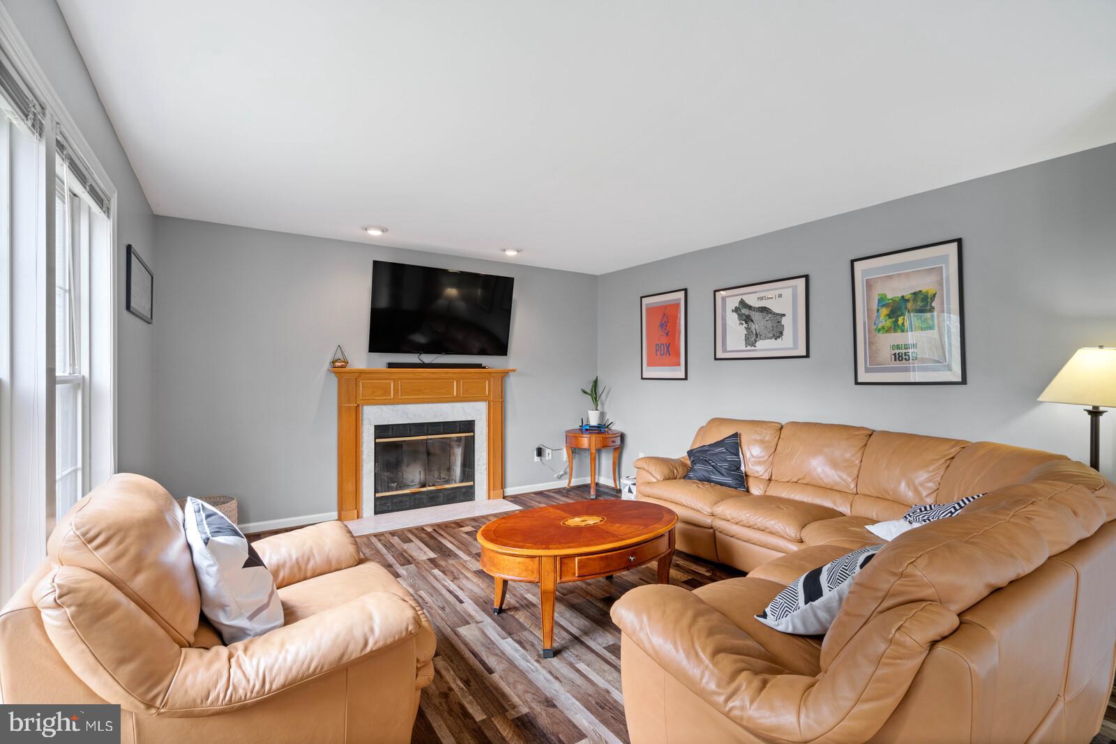 3 Inman Overlook Stafford, VA 22556 - Photo 14 of 45 Family room with wood-burning fireplace