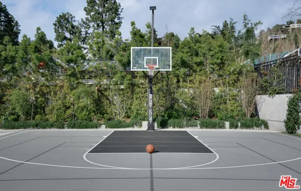 a view of a street with houses