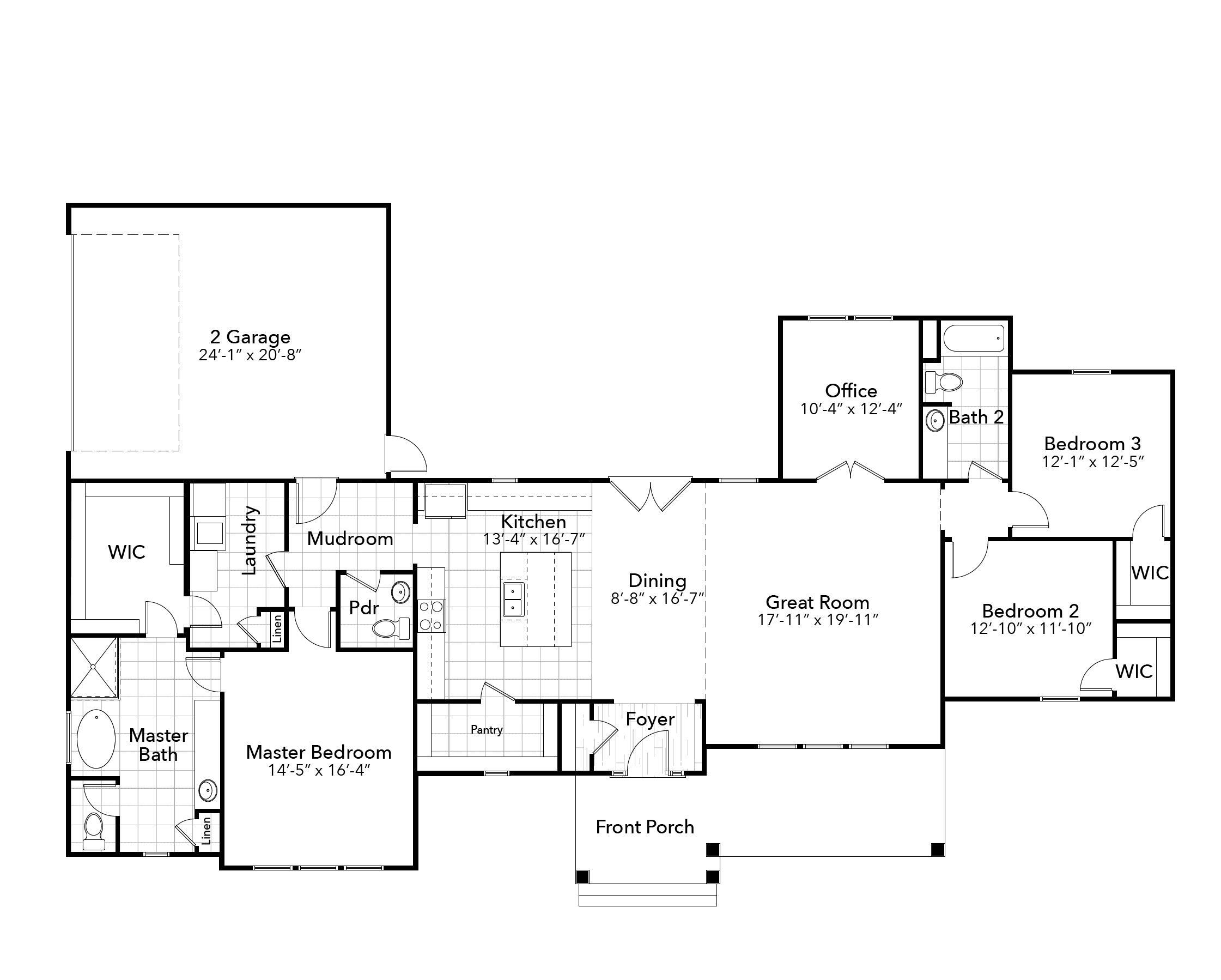 610 Beidler Forest Road Dorchester, SC 29437 - Photo 9 of 9 Leighton Floorplan