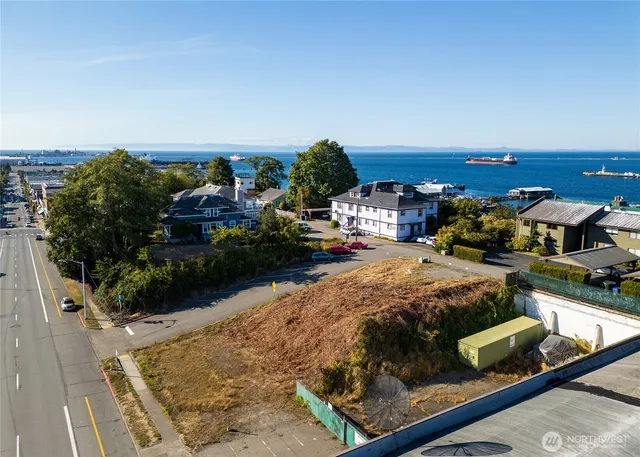 a view of a swimming pool with a lounge chairs