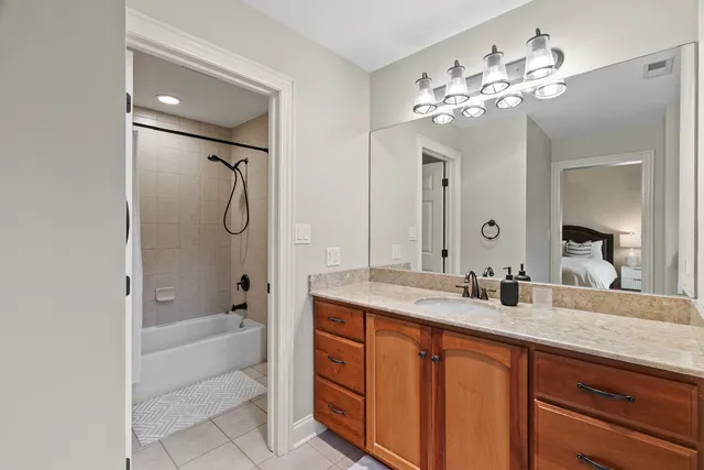 a view of a house with a yard porch and sitting area