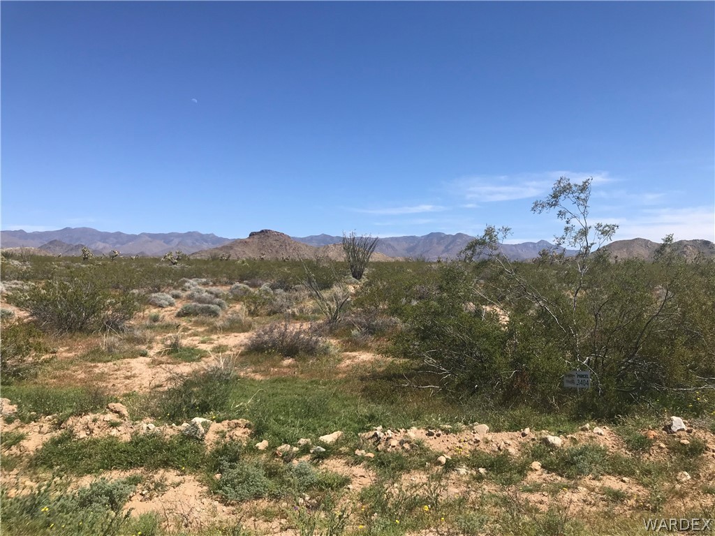 0 Parcel 3404 Lone Ranger Road Yucca, AZ 86438 - Photo 1 of 6 a view of a lake with a mountain in the background