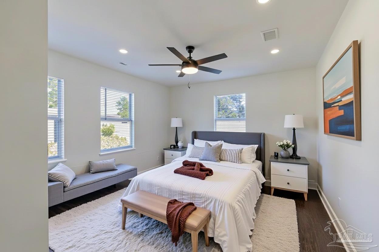 2115 Stallion Road Cantonment, FL 32533 - Photo 44 of 70 a bedroom with a bed and window