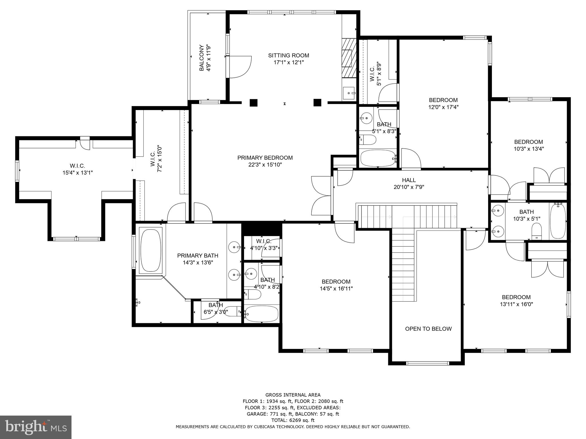 21151 Mill Branch Drive Leesburg, VA 20175 - Photo 132 of 132 Upper Level Floor Plan