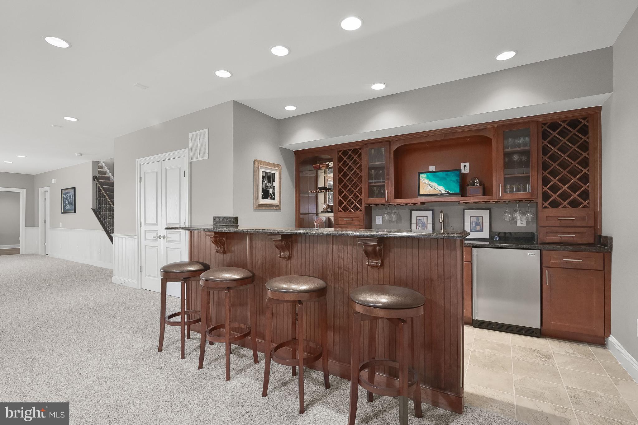 21151 Mill Branch Drive Leesburg, VA 20175 - Photo 79 of 132 Full Service Wet Bar w Fridge & Dishwasher