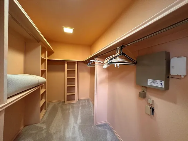 a view of walk in closet