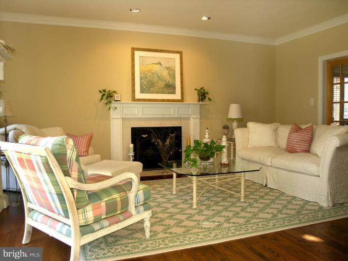 1300 Stamford Way Reston, VA 20194 - Photo 7 of 30 a living room with furniture and a fireplace