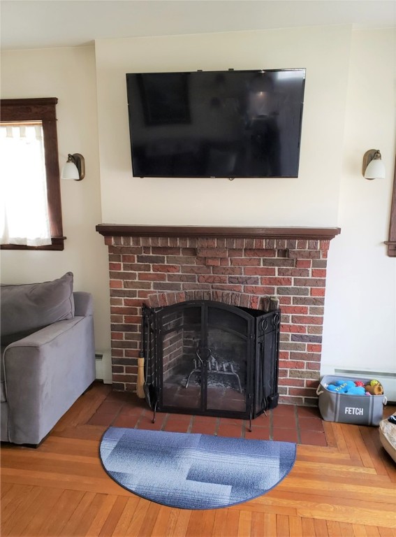 103 Friendly Road Cranston, RI 02910 - Photo 8 of 42 Living room fireplace