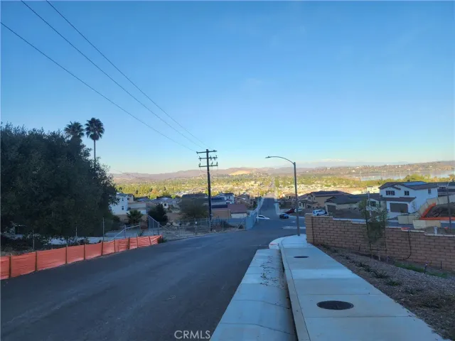 a view of a terrace with skyline