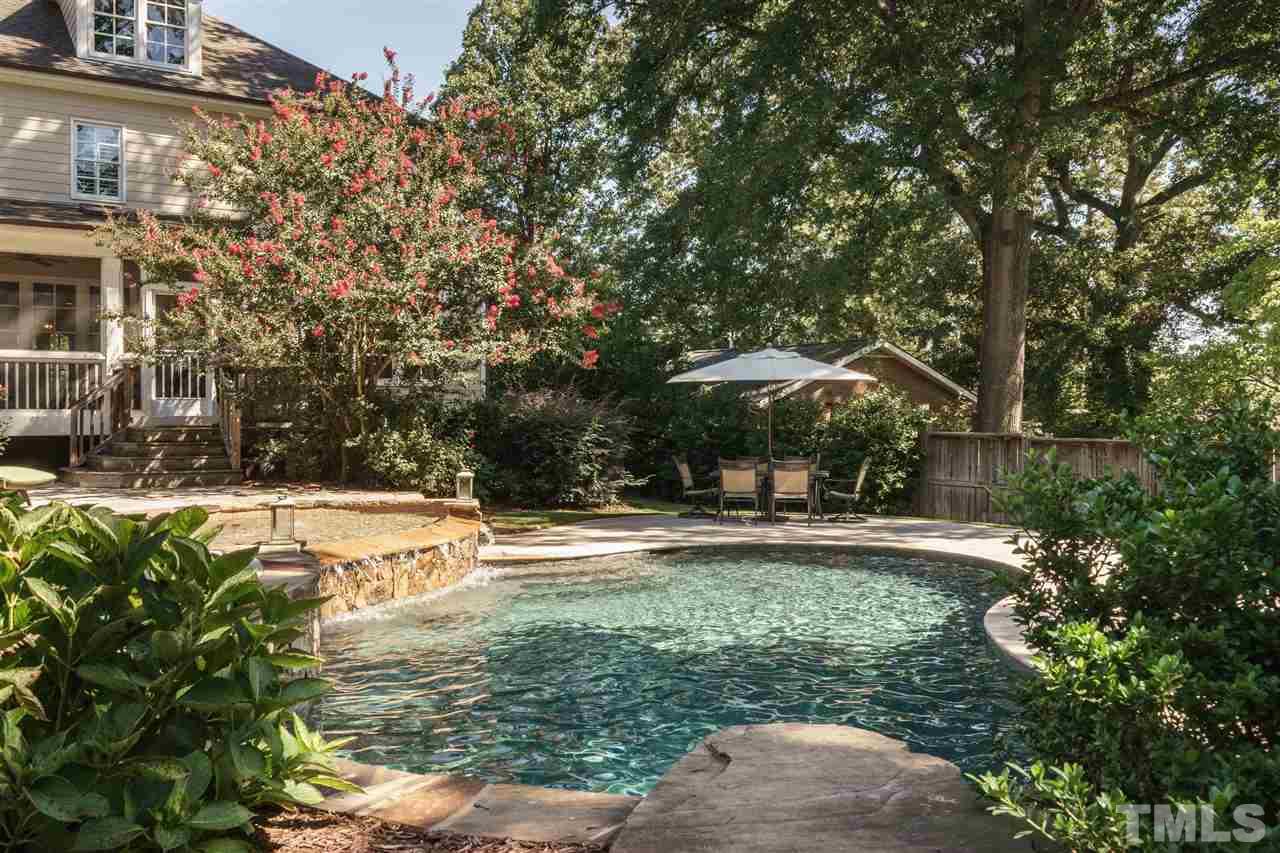 3029 Farrior Road Raleigh, NC 27607 - Photo 2 of 25 ...looking from the "Jumping Rock" which is over the deep end. You can see the baby pool on the left, and the patio across from the pool.