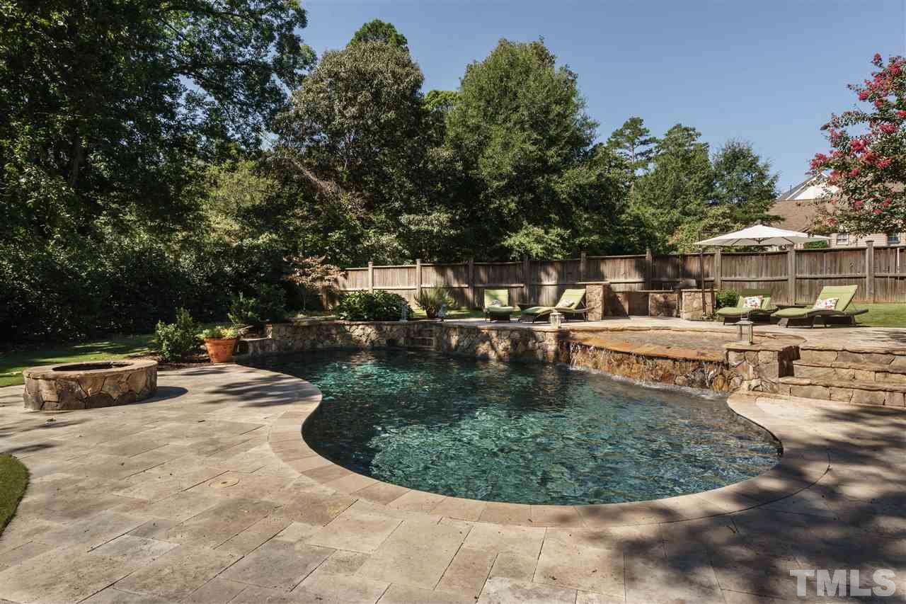 3029 Farrior Road Raleigh, NC 27607 - Photo 5 of 25 ...gives you another perspective of your own private resort/retreat. At the back of this picture you can see the outdoor kitchen area.