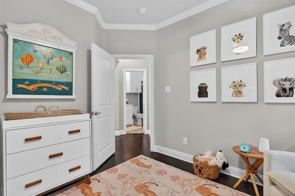 5213 Scott Road Fort Worth, TX 76114 - Photo 20 of 35 a bedroom with a bed and furniture